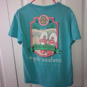 Simple Southern Blue tee shirt